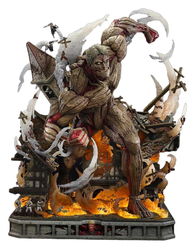 Hra/Hračka Attack on Titan (TV animation) Ultimate Diorama Masterline Statue Reiner Braun Armored Titan 75 cm 