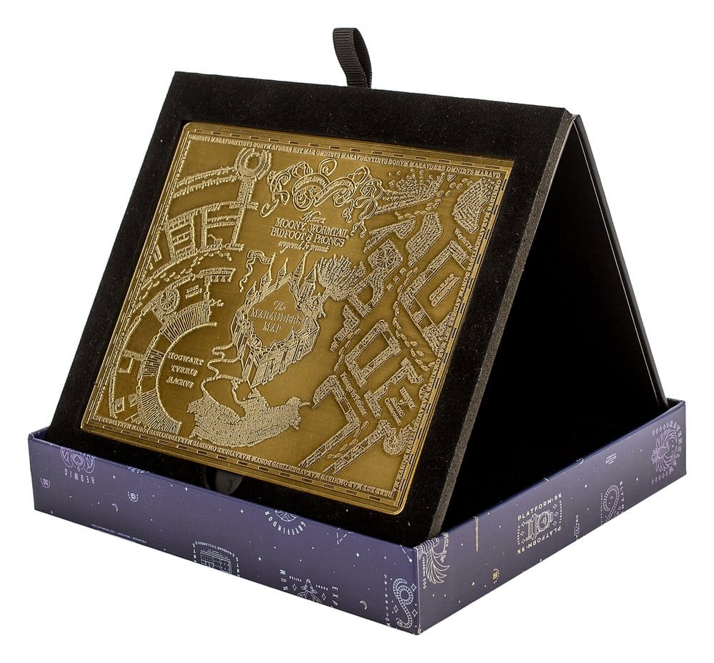 Pisarniški material Harry Potter Replica Marauder's Map Metal Map 15 cm 