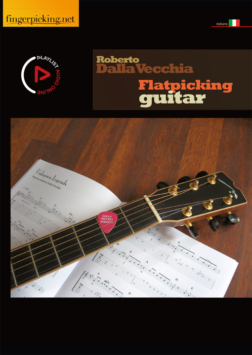 Boek Flatpicking guitar Roberto Dalla Vecchia