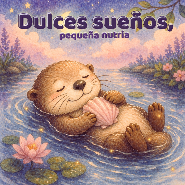 Kniha Dulces sueños, pequeña nutria C. Alma