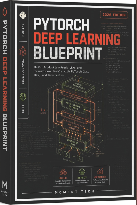 Kniha PyTorch Deep Learning Blueprint MOMENT TECH