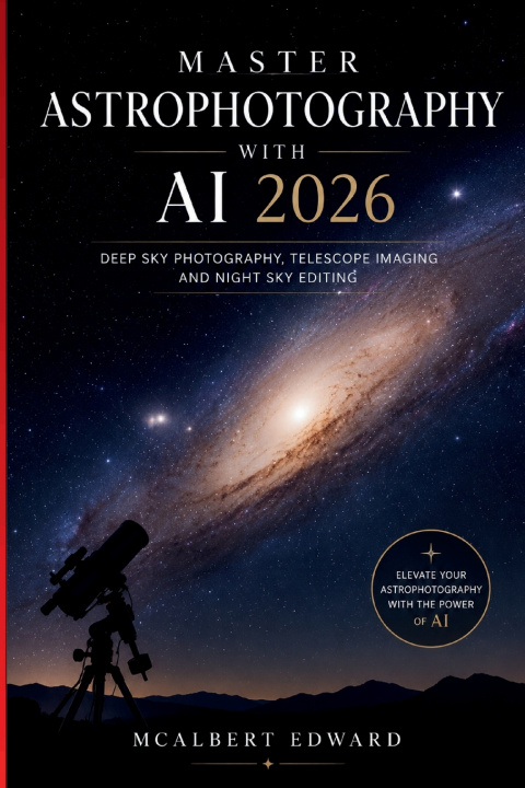 Knjiga MASTER ASTROPHOTOGRAPHY WITH AI 2026 MCALBERT EDWARD