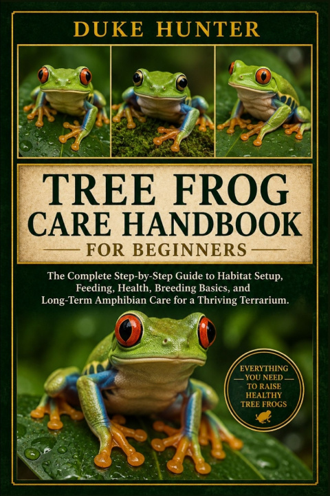 Kniha TREE FROG CARE HANDBOOK FOR BEGINNERS DUKE HUNTER