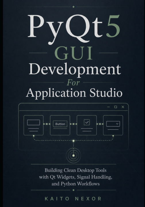 Kniha PyQt5 GUI Development For Application Studio Kaito Nexor