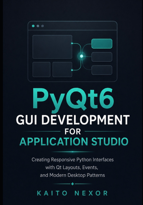 Kniha PyQt6 GUI Development For Application Studio Kaito Nexor