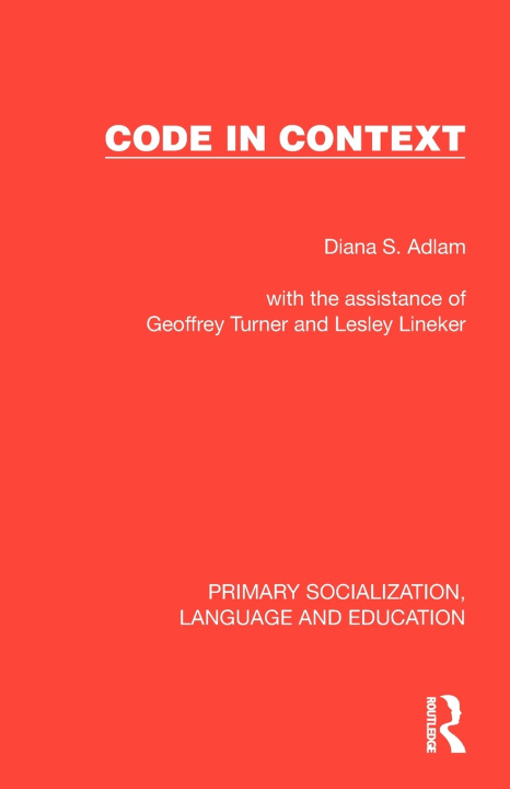 Könyv Code in Context Diana S. Adlam