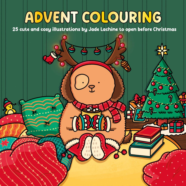 Kniha Advent Colouring Jade Lachine