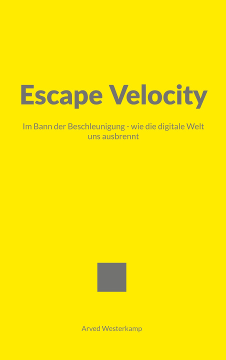 Kniha Escape Velocity Arved Westerkamp