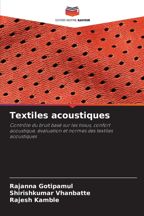 Kniha Textiles acoustiques Rajanna Gotipamul
