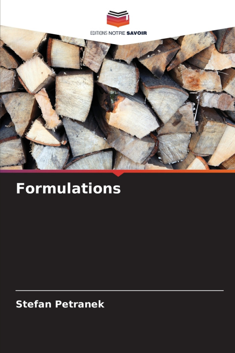 Kniha Formulations Stefan Petranek