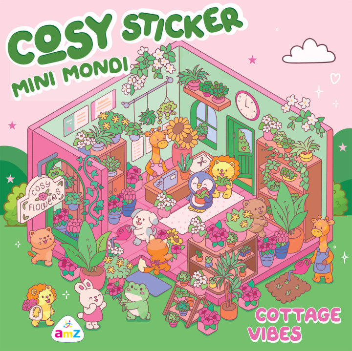 Kniha Cottage vibes. Cosy sticker mini mondi 