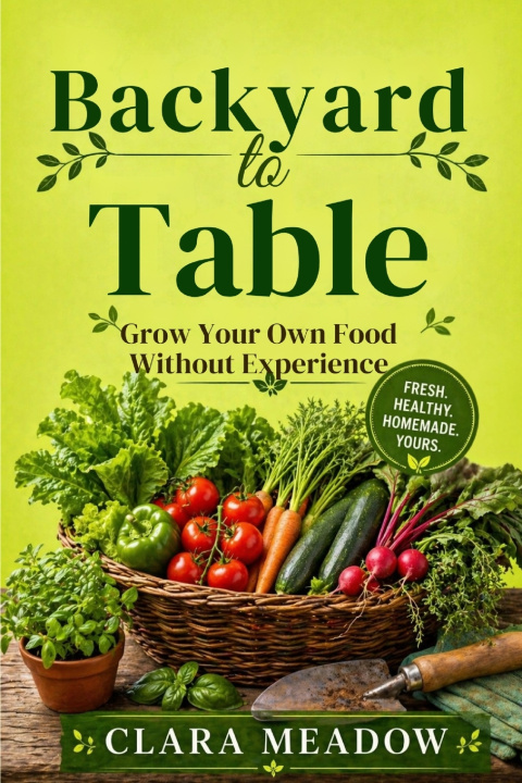 Knjiga Backyard to Table Clara Meadow