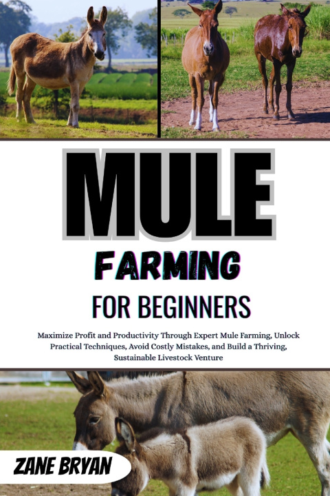 Kniha Mule Farming For Beginners Zane Bryan
