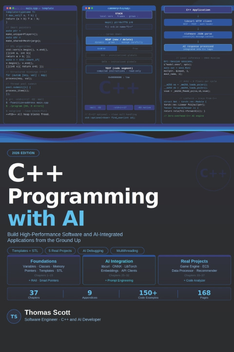 Knjiga C++ Programming with AI Thomas Scott