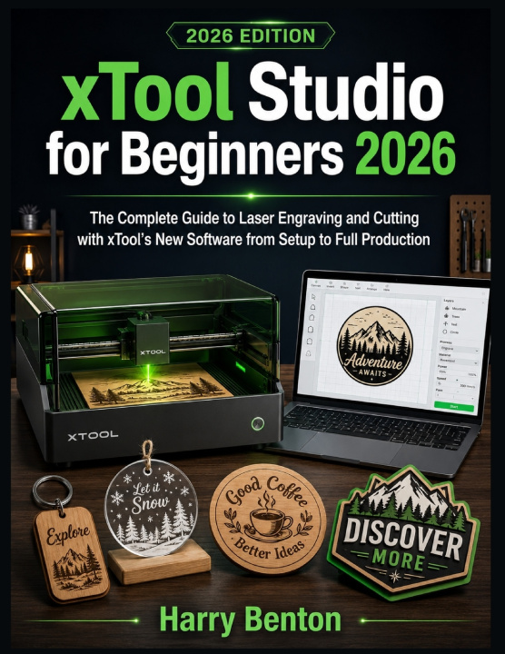Kniha XTOOL STUDIO FOR BEGINNERS 2026 Harry Benton