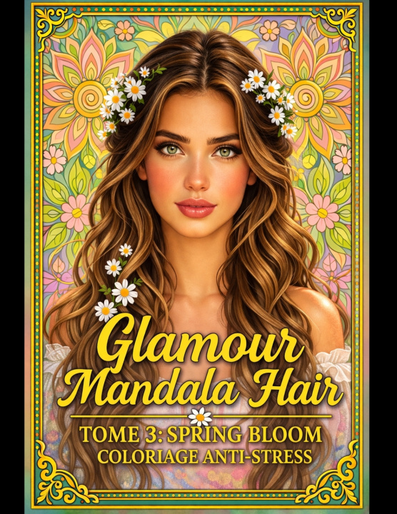 Kniha GLAMOUR MANDALA HAIR FloArt