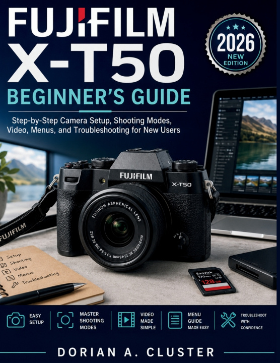 Kniha FUJIFILM X-T50 BEGINNER'S GUIDE Dorian A. Cluster