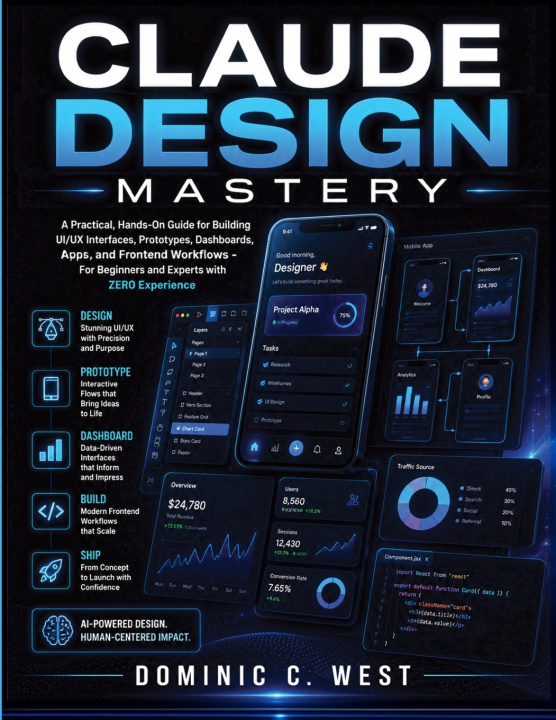 Kniha Claude Design Mastery Dominic C. West