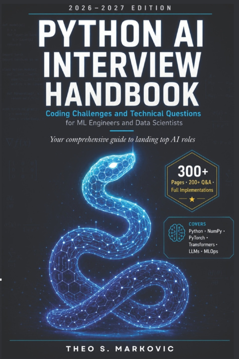 Knjiga Python AI Interview Handbook Theo S. Markovic