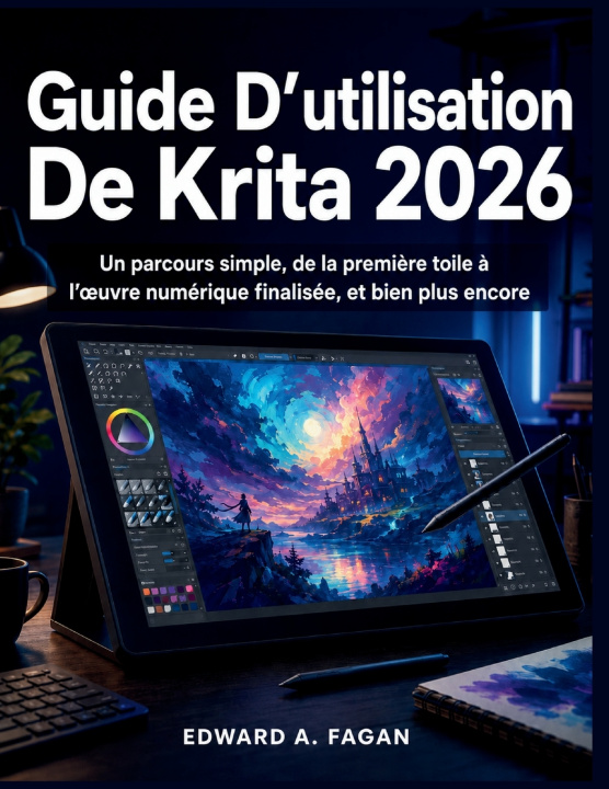 Kniha Guide D'utilisation De Krita 2026 EDWARD A. FAGAN
