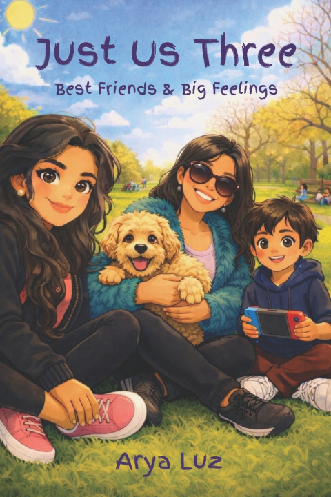 Kniha Just Us Three Arya Luz