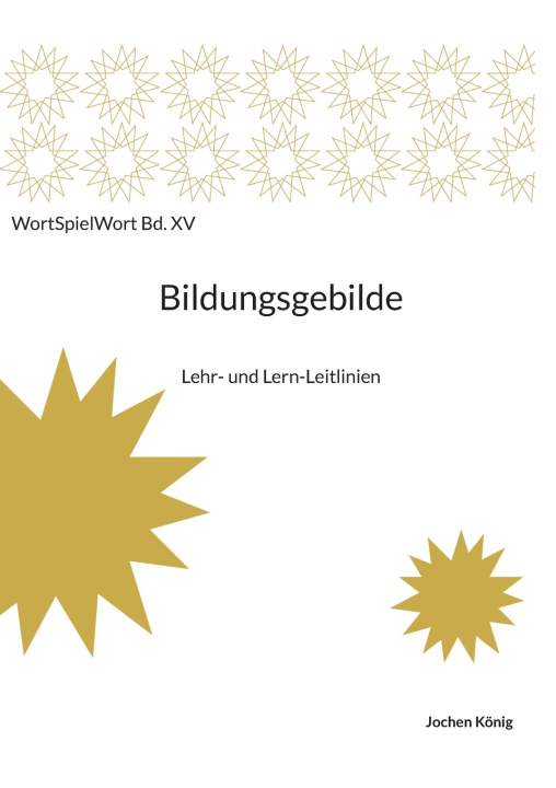 Kniha Bildungsgebilde Jochen König