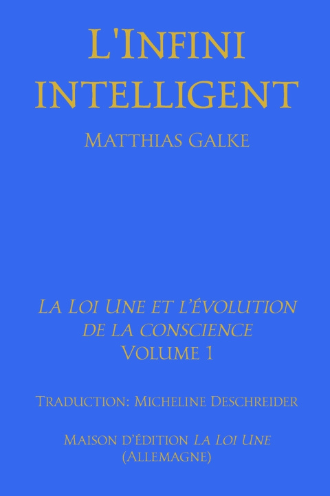 Kniha L'Infini intelligent Matthias Galke