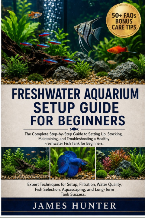 Knjiga FRESHWATER AQUARIUM SETUP GUIDE FOR BEGINNERS JAMES HUNTER