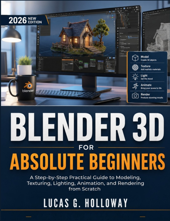 Kniha Blender 3D for Absolute Beginners Lucas G. Holloway