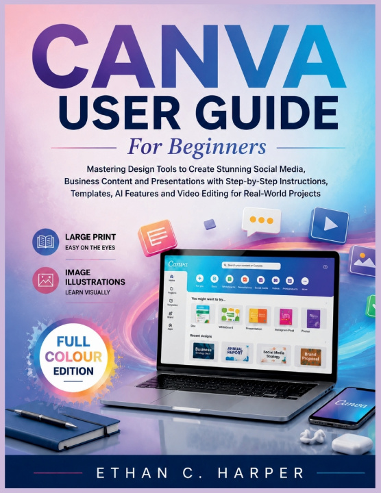 Kniha CANVA USER GUIDE FOR BEGINNERS ETHAN C. HARPER