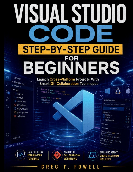 Kniha Visual Studio Code Step-by-Step Guide for Beginners Greg P. Fowell