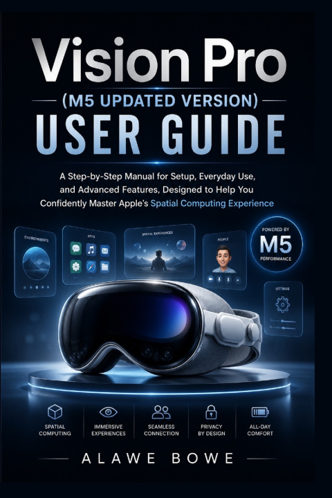 Kniha Vision Pro (M5 Updated Version) User Guide Alawe Bowe