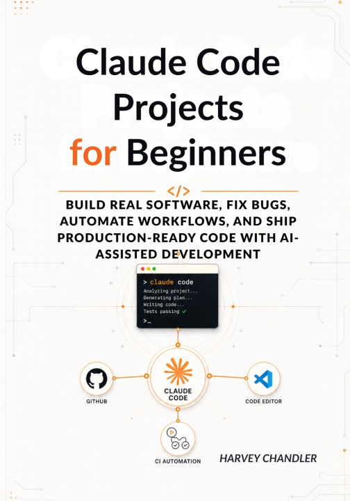 Kniha Claude Code Projects for Beginners Harvey Chandler