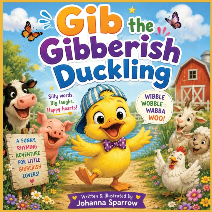 Книга Gib the Gibberish Duckling Johanna Sparrow