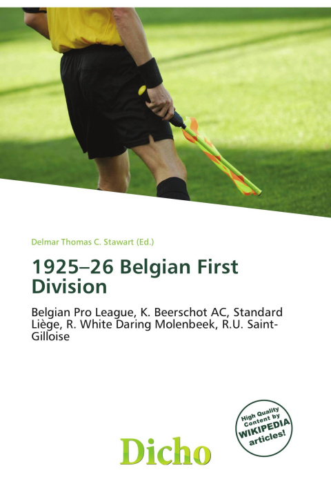 Knjiga 1925-26 Belgian First Division 