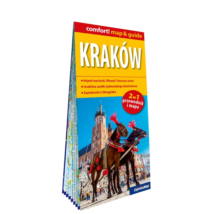 Kniha Kraków laminowany map&guide 2w1 przewodnik i mapa Łukasz Ziółkowski