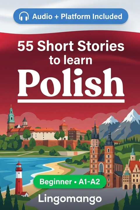 Knjiga 55 bilingual short stories to learn Polish for beginners Lingomango