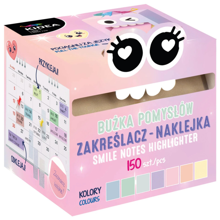 Kniha Zakreślacz w rolce Buźka pomysłów Kidea 
