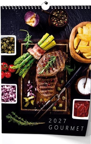 Kalender/Terminbuch Gourmet 2027 - nástěnný kalendář 