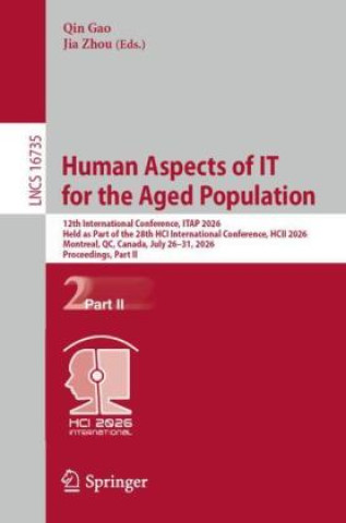 Buch Human Aspects of IT for the Aged Population Qin Gao