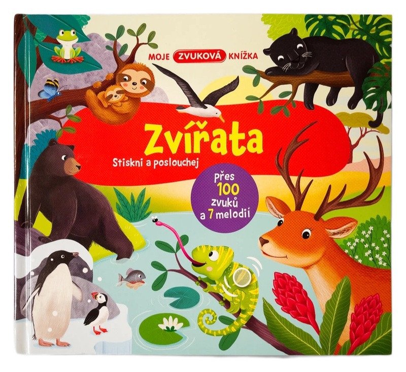 Kniha Moje zvuková knížka Zvířata Stiskni a poslouchej 