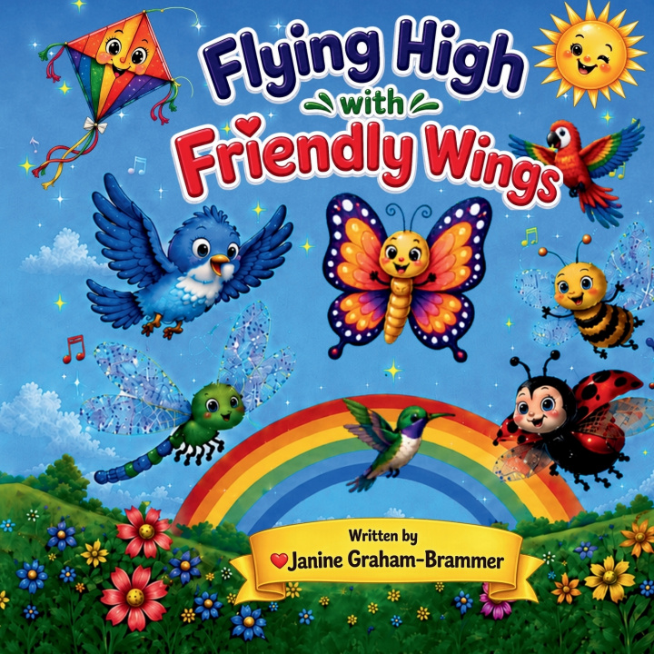 Kniha Flying High with Friendly Wings Janine Graham
