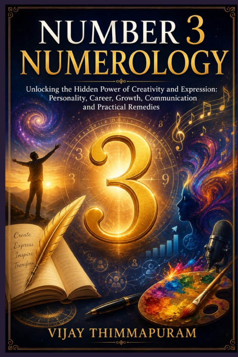 Kniha Number 3 Numerology Vijay Thimmapuram