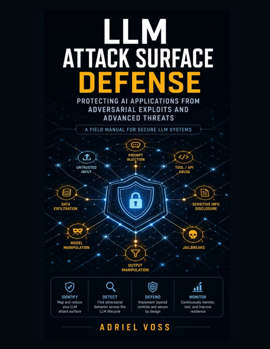 Kniha LLM Attack Surface Defense Adriel Voss