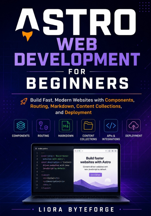 Kniha Astro Web Development for Beginners Liora Byteforge