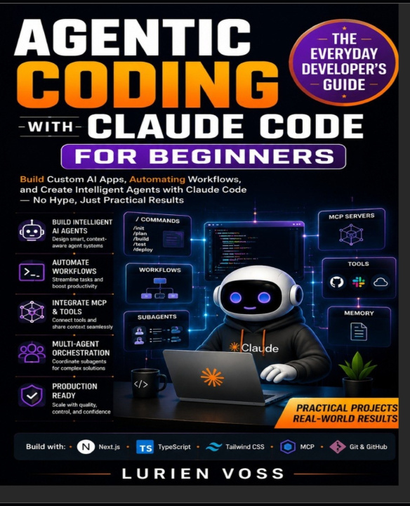 Knjiga Agentic coding with claude code for beginners Lurien Voss Voss