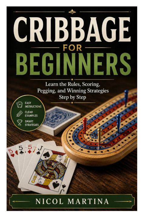 Knjiga Cribbage for Beginners Nicol Martina