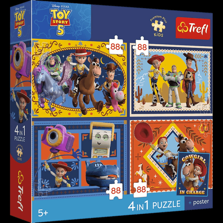 Igra/Igrača 4 in 1 Puzzle Premium Plus 4x88 Teile Toy Story 5 