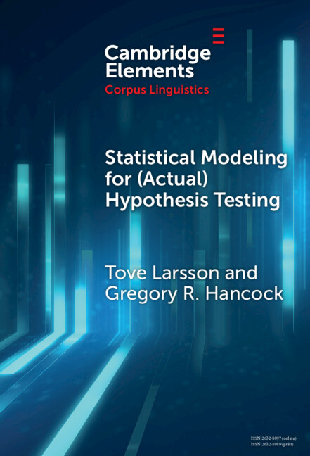 Kniha Statistical Modeling for (Actual) Hypothesis Testing Tove Larsson