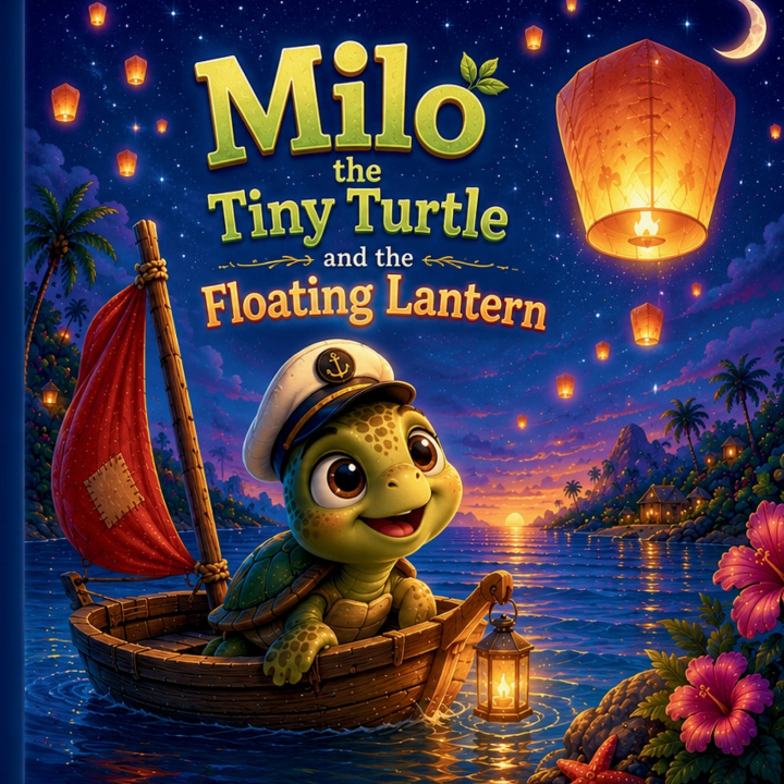 Kniha Milo the Tiny Turtle and the Floating Lantern J Rowan Cole